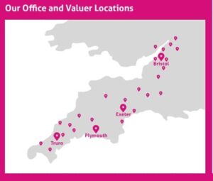 RICS Valuers map